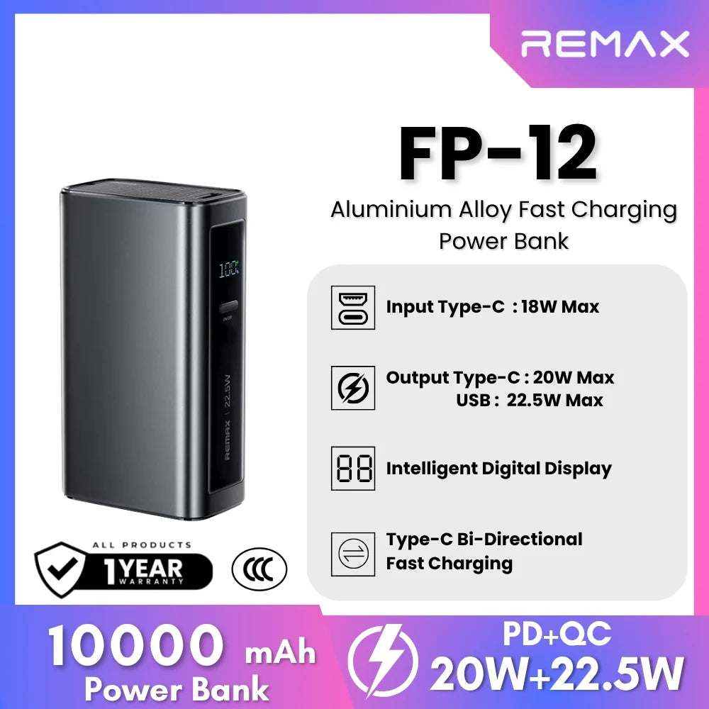 شاحن سفري REMAX FP-12 10000