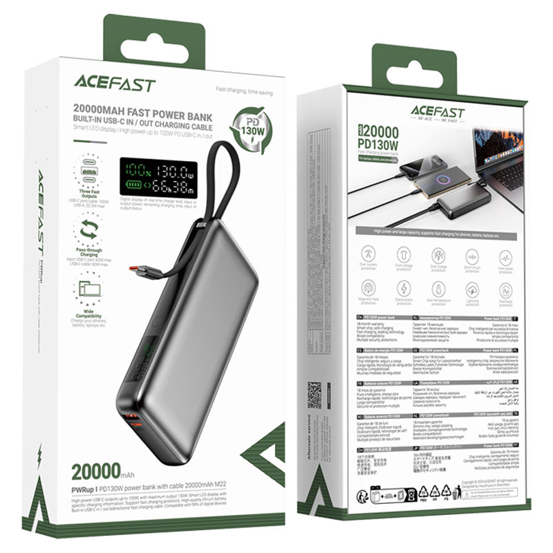 بور بانك M22 ACEFAST 130w